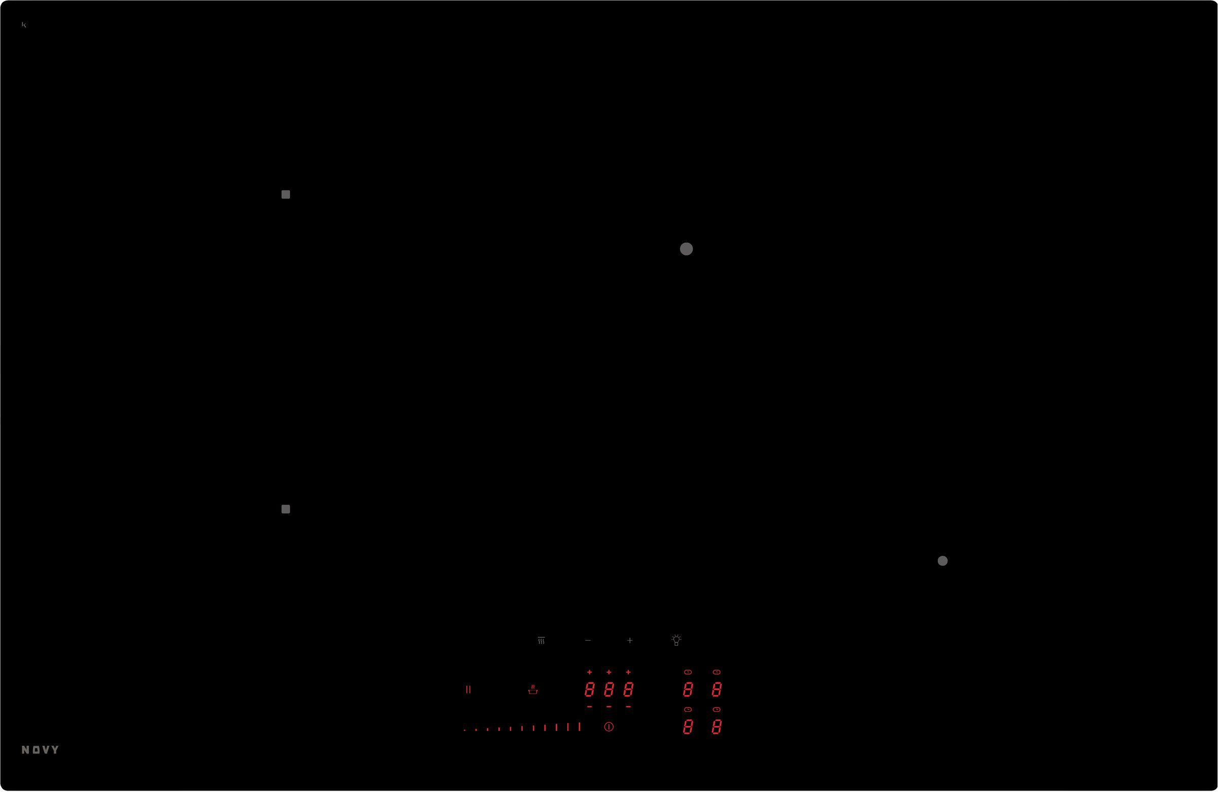 1724 Induction Novy Power 78 cm